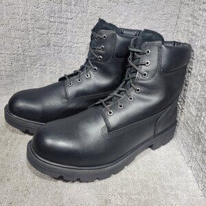 Timberland PRO A5TF3 Mens Size 14W Black Sawhorse Composite Toe Combat Work Boot